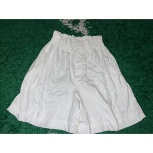 Women's Lixin Los Angeles Shorts Bottoms Cotton White Women Large